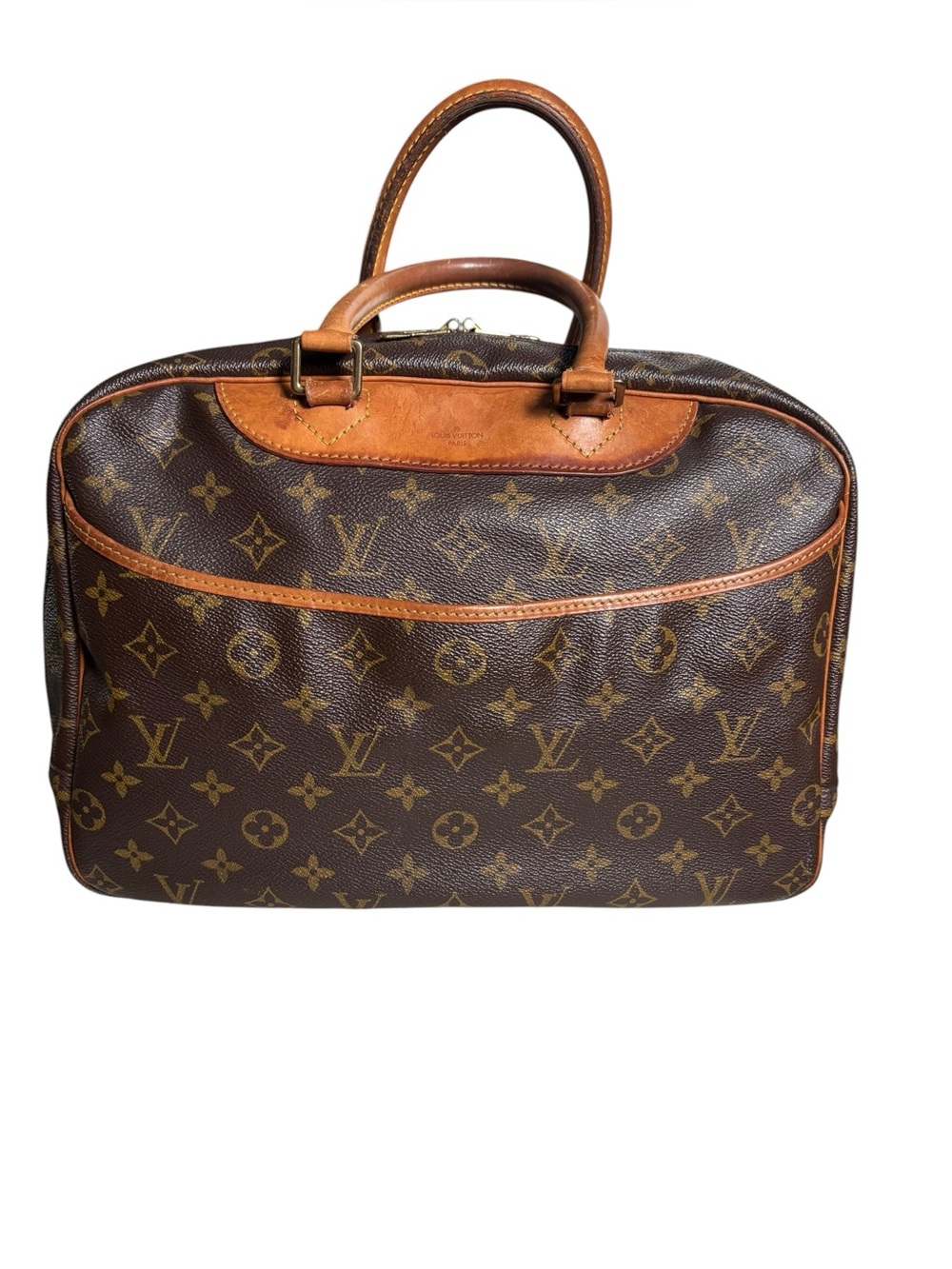 Authenticated Louis Vuitton Deauville Satchel